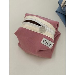 round pouch _ Dry pink