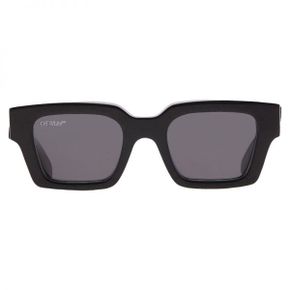 Off-White VIRGIL 다크그레이 스퀘어 유니섹스 공용 선글라스 OERI126 1007 50
