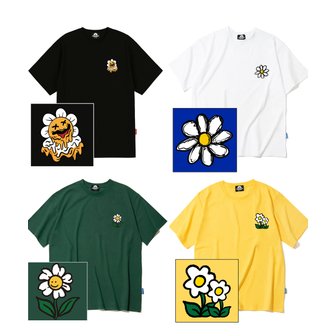 트립션 FLOWER GRAPHIC ARTWORK 티셔츠 모음 - 8 COLORS