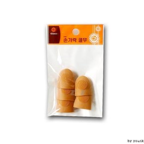 헤바라기 가죽골무 손가락 골무 -PP지골무샤크손가락보호작 가짐 지골무 샤크 손가락보호