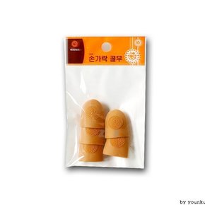 헤바라기 가죽골무 손가락 골무 -PP지골무샤크손가락보호작 가짐 지골무 샤크 손가락보호
