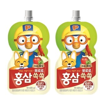  [팔도]뽀로로 홍삼쏙쏙 사과 매실 100ml x 20개