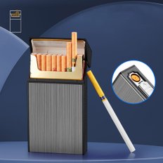 슬림 USB 라이터 일체형 심플 디자인 담배 케이스 홀더 담배 지갑 담배갑 담뱃갑 파우치 보관함 커버 추천