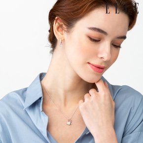 14K 로즈 포인트 원터치 귀걸이 (gold pin) ELGPEE349
