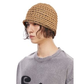 Crochet Beanie Brown