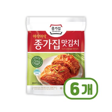  종가집 맛김치 200g x 6개