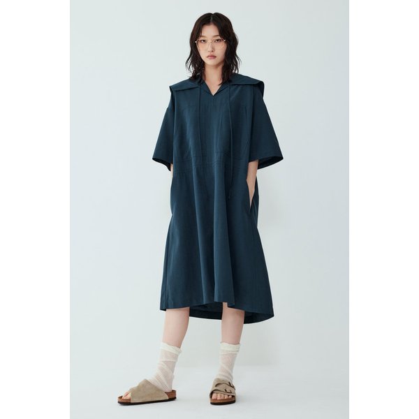 변형카라 가슴포켓 원피스 9105241140044