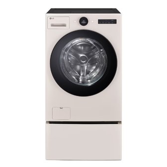 LG 트롬 오브제컬렉션 워시콤보 키높이수납함 FH25EAF/세탁25kg /건조15kg/네이처베이지/엘지직배송