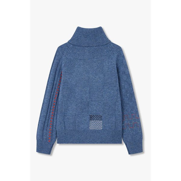 [PS PAUL SMITH] 여성 패치워크 터틀넥 니트 5745328109000