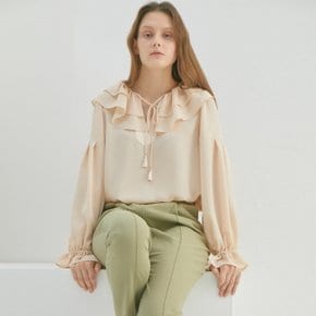 FREESIA RUFFLE BLOUSE_2colors