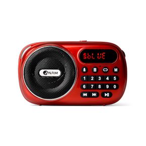 아남 효도라디오 휴대용 블루투스 소형 MP3 SD/USB USB 대용량배터리 FM라