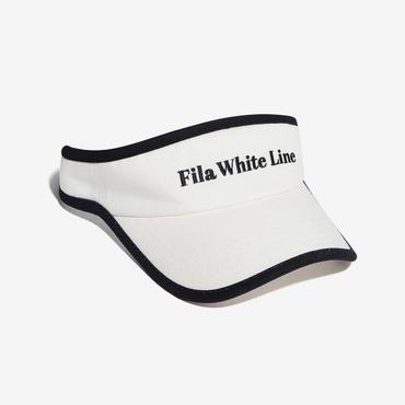 휠라 WHITE LINE 바인딩 썬캡 (FS3CPF5282F_OWH)