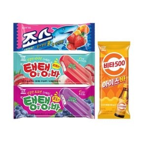 비타500아이스바x10+탱글탱글바 포도맛x10+탱글탱글바 리치맛x10+죠...