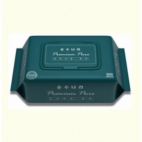 순수나라 프리미엄 물티슈 학교용품 100매 320g / 148972 문구용품 사무용품 학습준비물 만들기용품