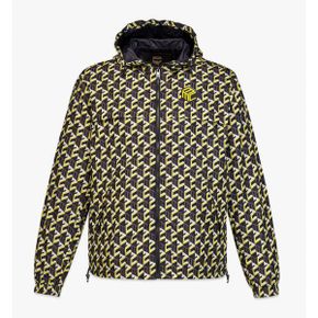 5329709 MCM Mens Cubic Monogram Print Windbreaker in ECONYL