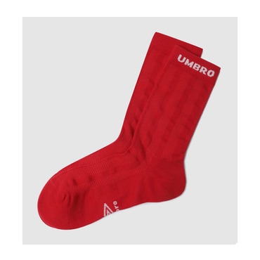 엄브로 남녀공용 메쉬 워딩 크루 삭스 UQ223CSC50RED