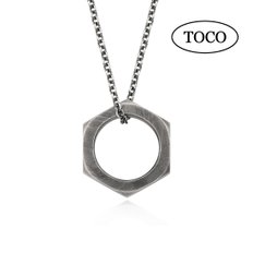 925 Silver Net Necklace 육각 목걸이