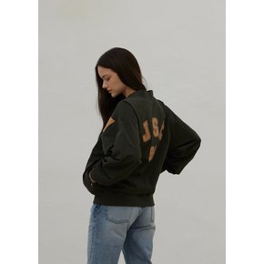 JSC V-neck windbreaker (Deep Green)