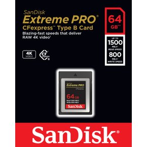 Extreme PRO CFexpress Card Type B 64GB