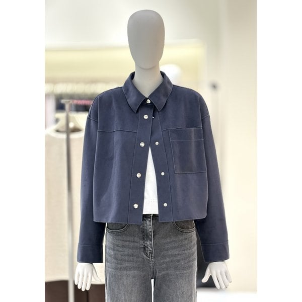[부산점] [씨씨콜렉트] 스웨이드 셔츠형 크롭 자켓 (E261PSF153)