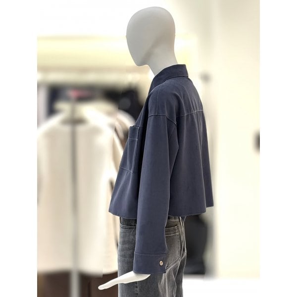 [부산점] [씨씨콜렉트] 스웨이드 셔츠형 크롭 자켓 (E261PSF153)