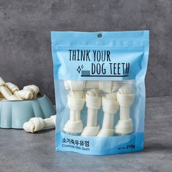 MOLLY'S THINK YOUR DOG TEETH 소가죽 우유껌 6P