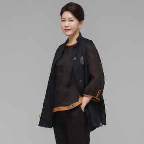 더하랑 시원드리 여름 인견 조끼 네이비