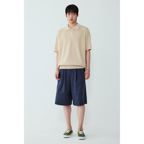 [MEN] 톰보이 루즈핏 카라 니트 9155252174012