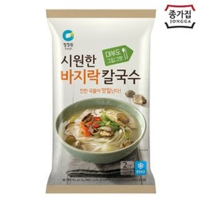 청정원 시원한 바지락칼국수 366g x5개