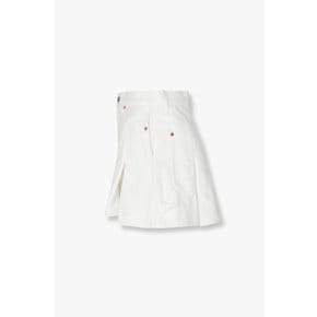 [사카이]여성 데님 믹스 큐롯 쇼츠 (다크 인디고) 6415110107