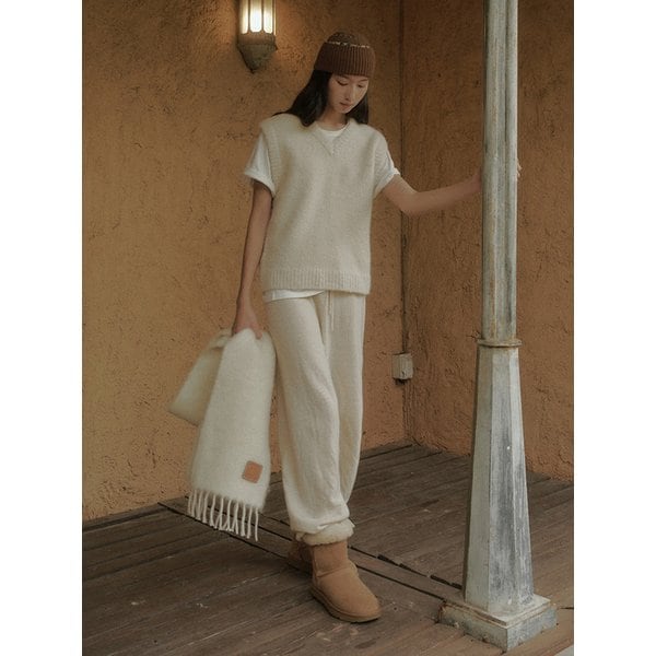 NAJEE CASHMERE KNIT PANTS_IVORY
