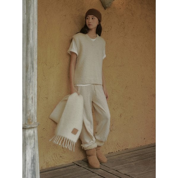 NAJEE CASHMERE KNIT PANTS_IVORY