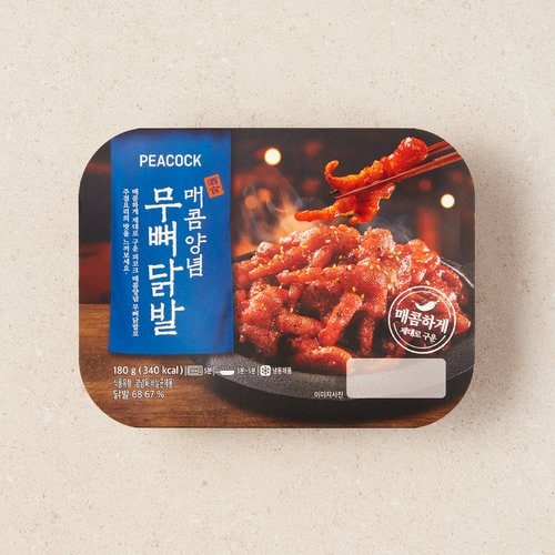 피코크 매콤양념 무뼈닭발 180g