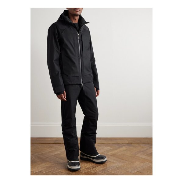 시즈 캐시미어 울 트윌 후드 집업 재킷 블랙 46376663162899630