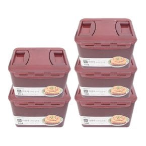 락앤락 대형 김치통 10L 5세트 (20포기) 김장 보관용기 밀폐용기 반찬통 배추 깍두기 파김치