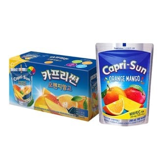  농심 카프리썬 오렌지망고 200ml x 30개 과일주스 음료