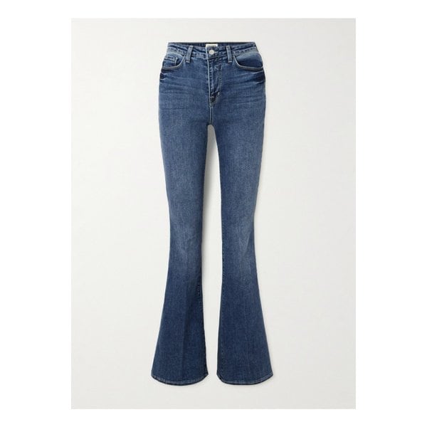 라장스 마르티 하이라이즈 플레어 진 미드 데님 1647597325481716