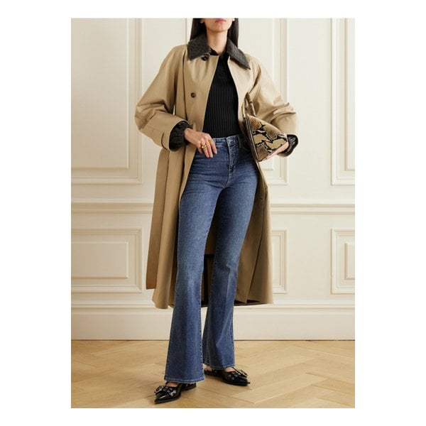 라장스 마르티 하이라이즈 플레어 진 미드 데님 1647597325481716