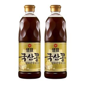 샘표 국산콩 양조간장 860ml x 2개