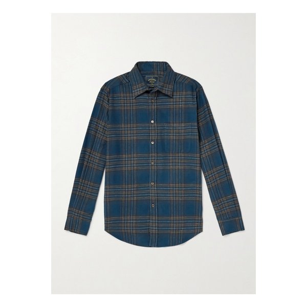 포르투기스 플란넬 보사 체크 코튼 셔츠 46376663162911709