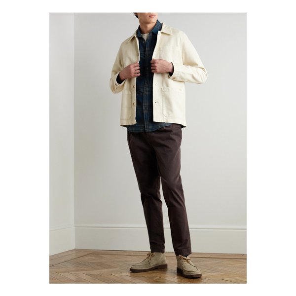 포르투기스 플란넬 보사 체크 코튼 셔츠 46376663162911709