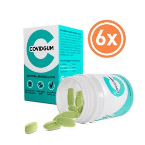  COVIDGUM 코비드 껌 코로나 항바이러스 츄잉껌 30정 6통