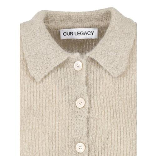 아워레가시 가디건 W4263MS SOFT SAGE FUZZY ALPACA DOM