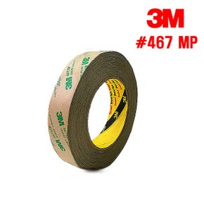 3M467MP 내열양면테이프 무기재전사양면테이프 대용량 55M (고내열도) 다양한사이즈  20mm