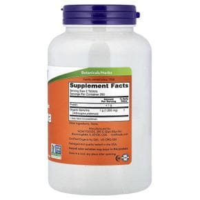 해외배송 NOW Foods 나우푸드 O 스피루리나 슈퍼 그린 500mg 500정 Spirulina