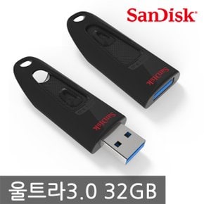 샌디스크코리아정품 USB메모리 울트라 3.0 32GB / CZ48/USB3.0
