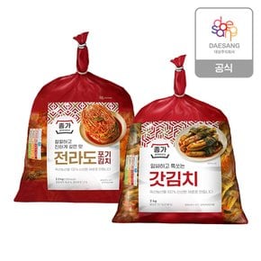 종가 전라도 포기김치 3.3kg + 갓김치 3kg