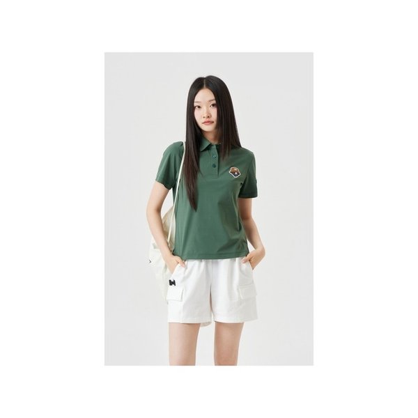 (UNI) Button Down Solid Collar T-shirt G4TAM25471GRX