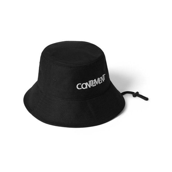 LOGO BUCKET HAT_BLACK