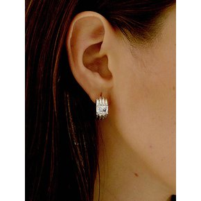 Column Hoops_Natural Silver